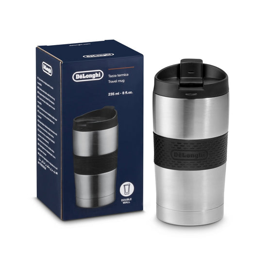 Delonghi Thermal Travel Cup Stainless Steel 235ml DLSC074