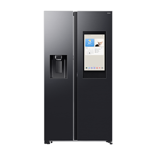 Samsung 594l Black Side By Side Family Hub Bespoke AI With SmartThings - RS90F64A2FFA
